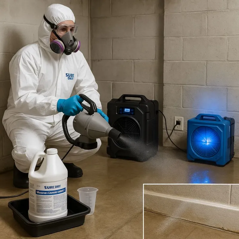 Sanitization and Odor Removal process in Fort Dix, NJ
